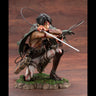 Figura de ataque al comandante del ejército gigante Liweier, postura de rodillas con daño de batalla, figura de batalla de sangre, modelo de anime