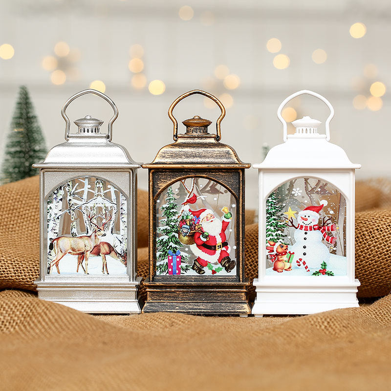 Christmas decorations, illuminated hand-held oil lamps, LED display window decorations, party decorations, children's small gifts - V.I.P Digital Presence