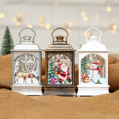 Christmas decorations, illuminated hand-held oil lamps, LED display window decorations, party decorations, children's small gifts - V.I.P Digital Presence