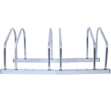 3 bicycle parking racks, 22-28 inch wheel supports, maximum tire width 2.15 inches, galvanized - V.I.P Digital Presence