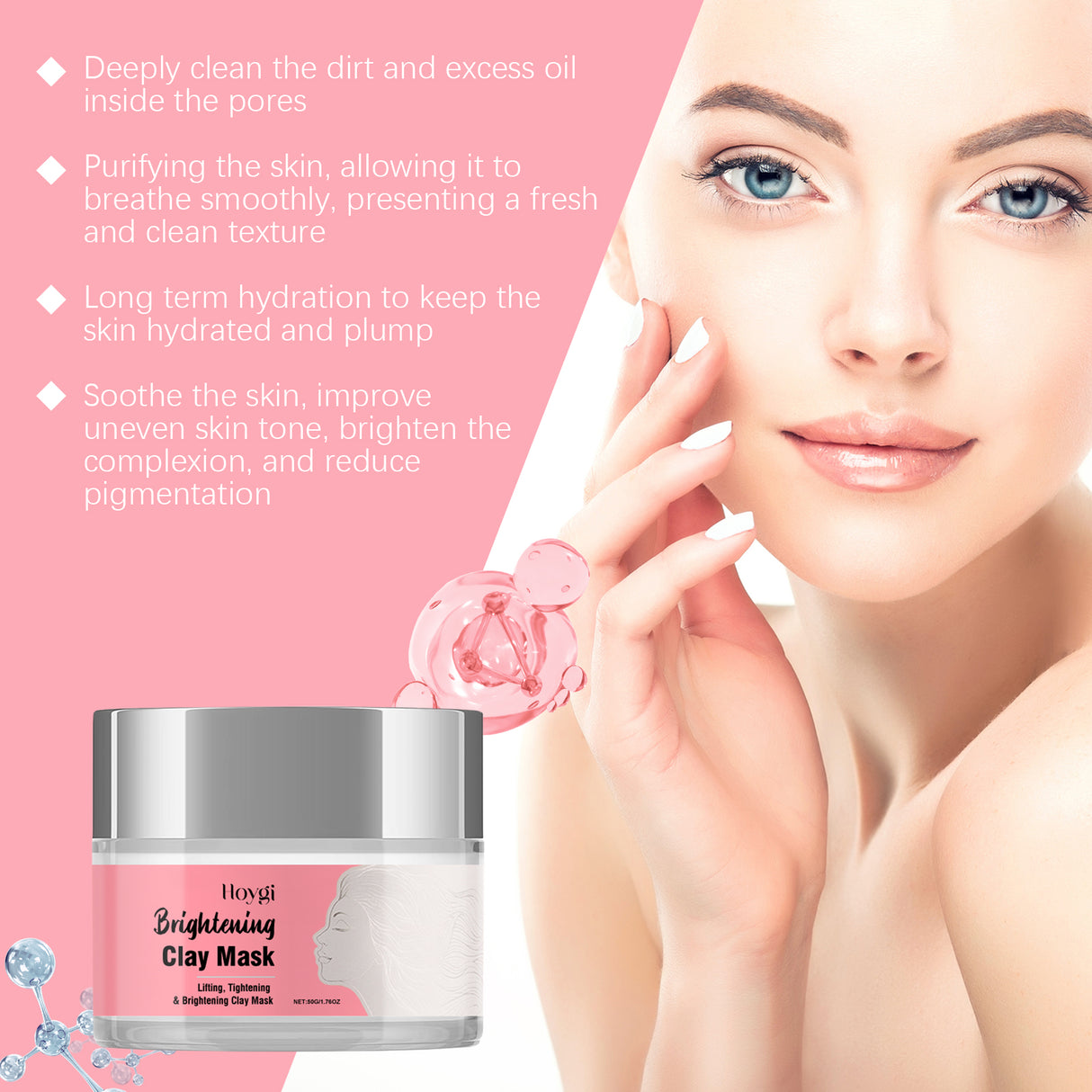 Cleansing Mud Mask Brightens Skin, Hydrates And Cleanses Facial Skin, Moisturizes, Soothes And Refreshes - V.I.P Digital Presence