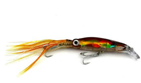 LEO Lifelike Big Octopus Squid Jig Fishing Lure 14cm/40g Hard Plastic Artificial Bait - V.I.P Digital Presence