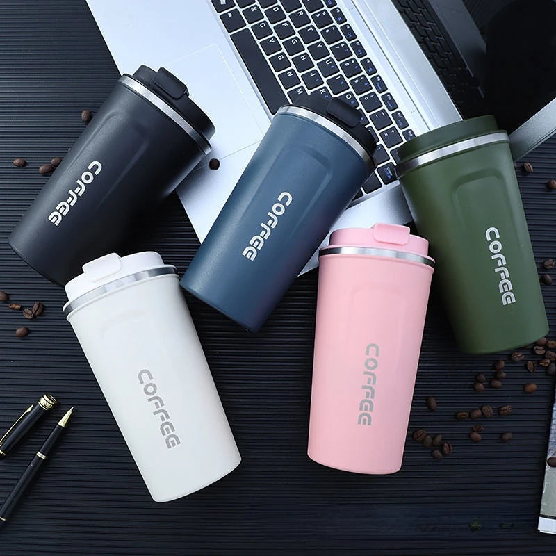 tainless Steel Coffee Cup Travel Thermal Mug Leak-Proof Thermos Bottle Tea Coffee Mug Vacuum Flask Insulated Cups - V.I.P Digital Presence