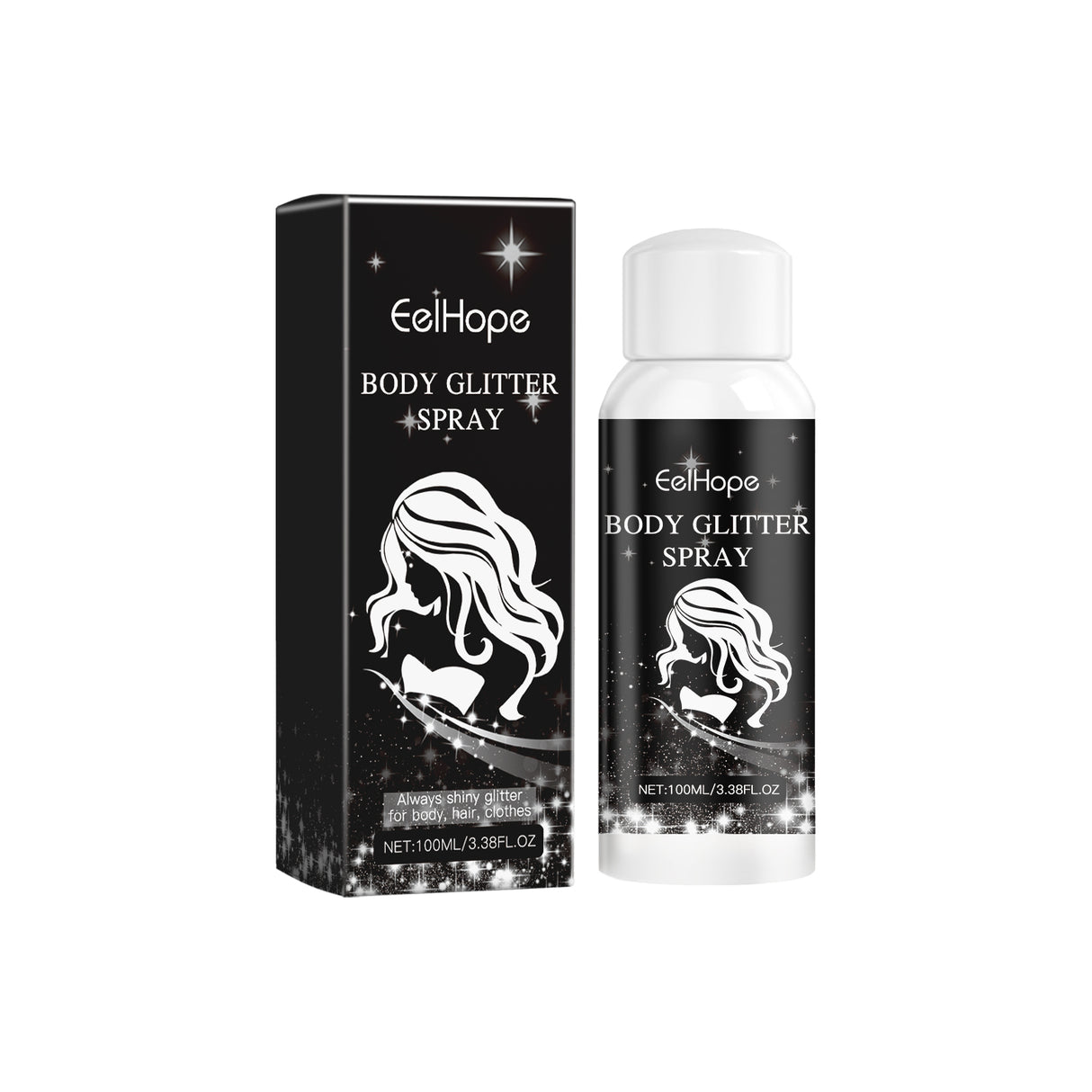 Body Flash Spray, Face Body Star Flash Party Highlight Focus Flash Spray - V.I.P Digital Presence