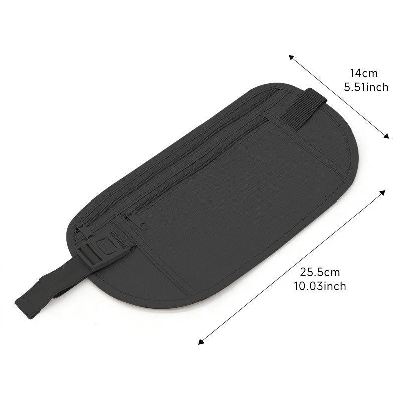Sports waist bag for men and women, close fitting invisible outdoor running waist bag, multifunctional ultra-thin mobile phone waist bag - V.I.P Digital Presence