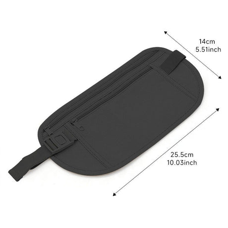 Sports waist bag for men and women, close fitting invisible outdoor running waist bag, multifunctional ultra-thin mobile phone waist bag - V.I.P Digital Presence