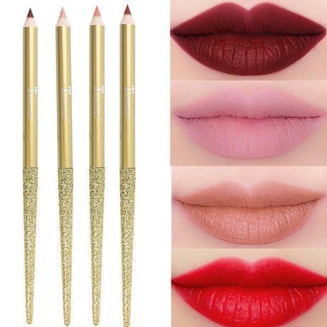 Matte Lip Liner Lasting Vampire Color Nude Pink Big Red Lipstick Lip Pencil - V.I.P Digital Presence