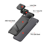 Camera Lens Phone Case for iPhone XR XS Max Fisheye Wide Angle Macro Lens Phone Cover Mobile Phone Lensese Case Full Coverage - V.I.P Digital Presence