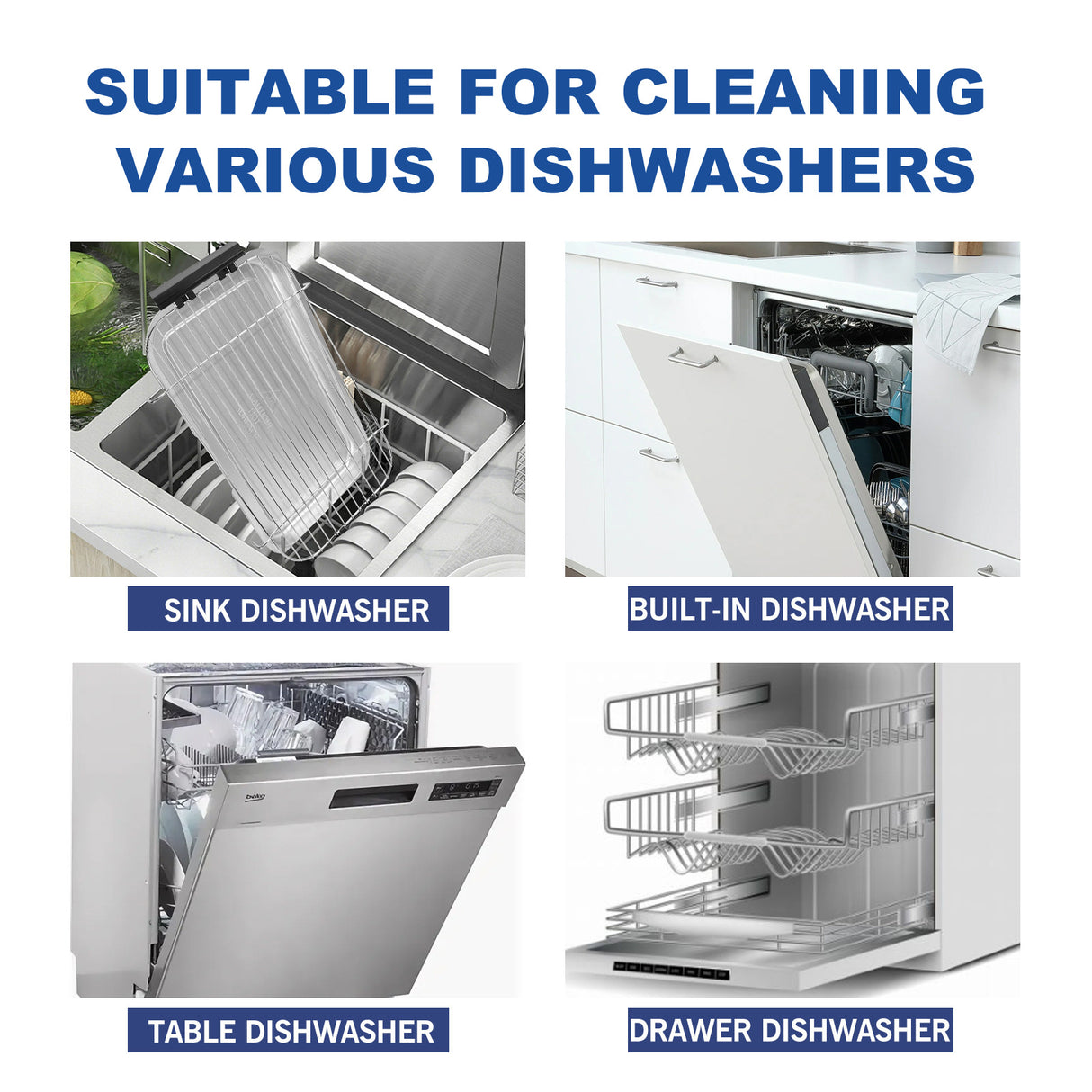 Dishwasher Cleaner Household Small Dishwasher Dishes And Utensils Washing Decontamination Washing Dishes Clean - V.I.P Digital Presence