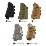 Hunting Pouch 7 Shells Butt Stock Shell Cartridge Holder Ammo Carrier Tactical Pouch - V.I.P Digital Presence