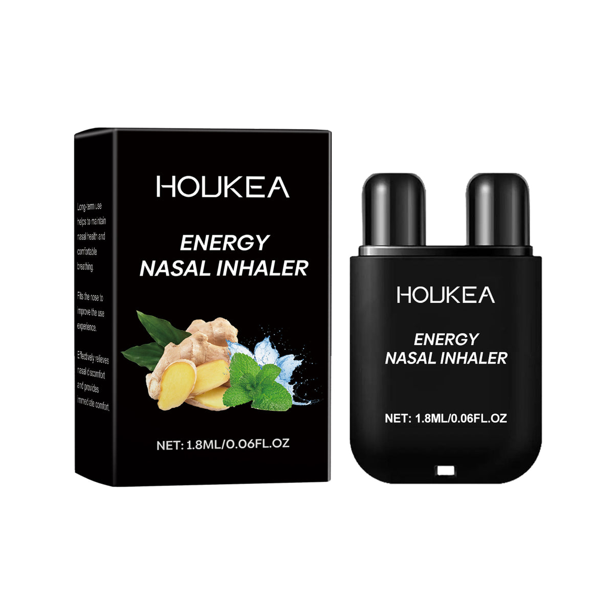 Herbal Inhaler Gently Cleans The Nose And Relieves Discomfort With A Light Nasal Treatment Stick