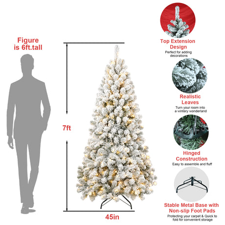 6FT PVC Memory Wire Christmas tree (With Light) - V.I.P Digital Presence