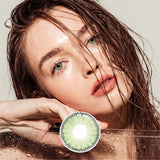 1Pair FDA Certificate Eyes Beautiful Pupil Colorful Girl Cosplay Contact Lenses  CLEAN GRAY - V.I.P Digital Presence