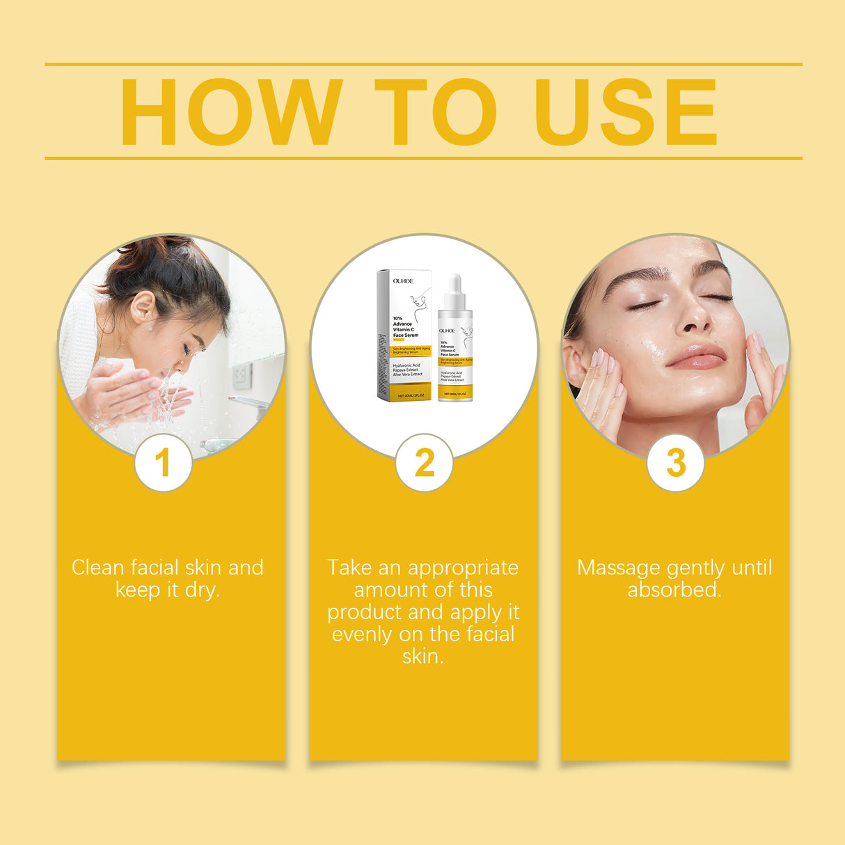 Vitamin C Facial Essence, Hydrating And Moisturizing Facial Care, Soft And Smooth Improve Skin Moisturizing Essence