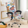 Stretch Printed Computer Office Chair Covers Soft Fit Universal Desk Rotating Slipcovers Removable Washable Anti-Dust Spandex - V.I.P Digital Presence