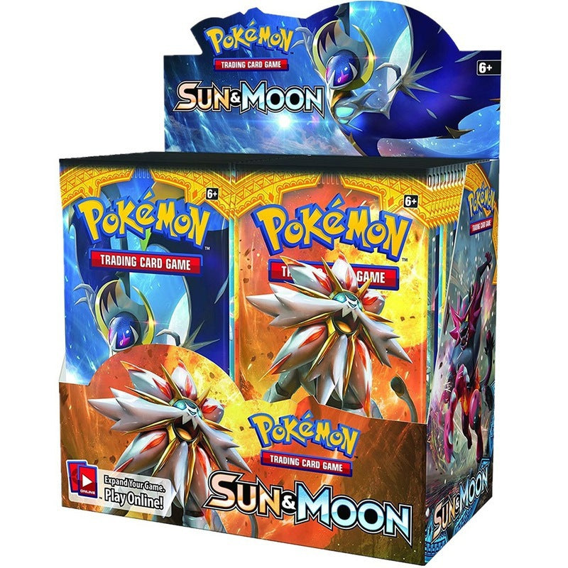 Tarjeta Pokémon Versión en inglés Caja de mejora de tarjetas Pokémon Caja ciega Bolsa de tarjetas para robar