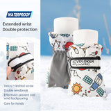 Winter children skiing gloves cycling waterproof windproof cashmere thick warm gloves children - V.I.P Digital Presence