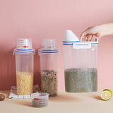 Rice And Cereal Storage Container With Measuring Cup - V.I.P Digital Presence