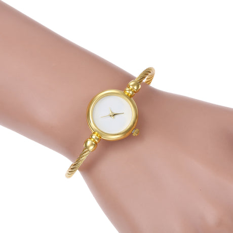Ladies' alloy steel wire rope bracelet watch chic style fresh student casual fashion watch women's style - V.I.P Digital Presence