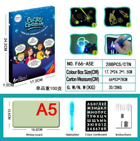 Draw With Light Fun  Glowing Paint Glow Light Tablet Draw With Light Fun And Developing Toy - V.I.P Digital Presence