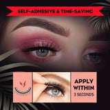 Reusable 3D Mink Lashes Natural False Eyelashes Self Adhesive Fake Glue Free Makeup Eyelash Extension Silk - V.I.P Digital Presence
