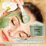 Green Tea Mud Mask, Cleansing Face Moisturizing And Hydrating Pore Cleaning Smear Mask - V.I.P Digital Presence
