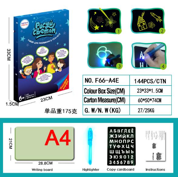 Draw With Light Fun  Glowing Paint Glow Light Tablet Draw With Light Fun And Developing Toy - V.I.P Digital Presence