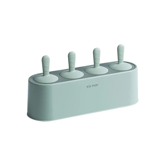 Popsicle Molds Sets 4Ice Pop Makers Reusable Ice Cream Mold - Dishwasher Safe, Durable DIY Popsicles Tray Holders - V.I.P Digital Presence