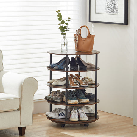 4-Tier Revolving Shoe Rack Storage Organizer - V.I.P Digital Presence