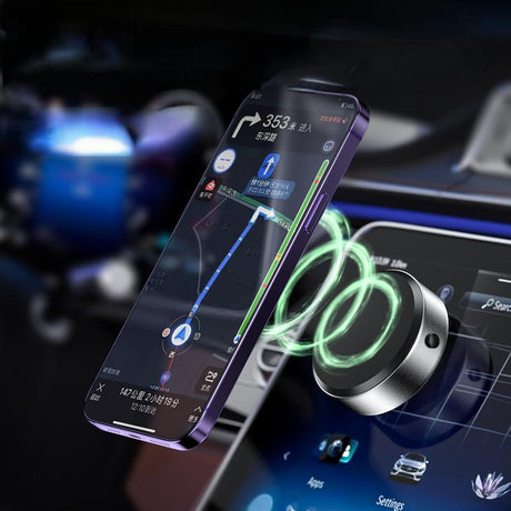 Car mounted wireless charging bracket, dual-purpose vacuum adsorption super stable suction cup, car mounted mobile phone holder - V.I.P Digital Presence