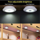 Lámpara LED COB superbrillante de 3 W para debajo del gabinete, con control remoto inalámbrico y regulable, ideal para el hogar, el dormitorio, el armario y la cocina.