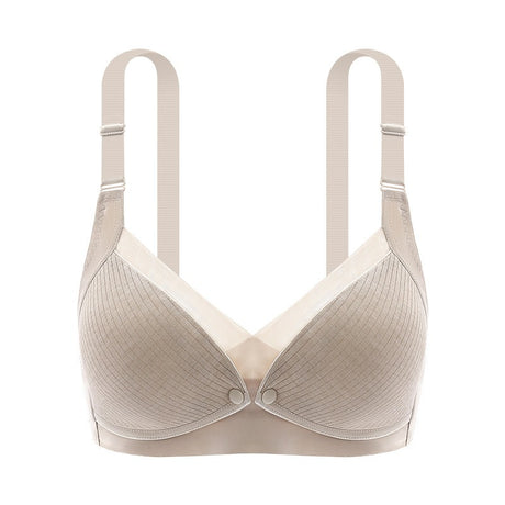 Nursing Underwear Maternity Underwear Front Open Buckle Thin Seamless Bra Cotton Lining Large Size Nursing Bra - V.I.P Digital Presence