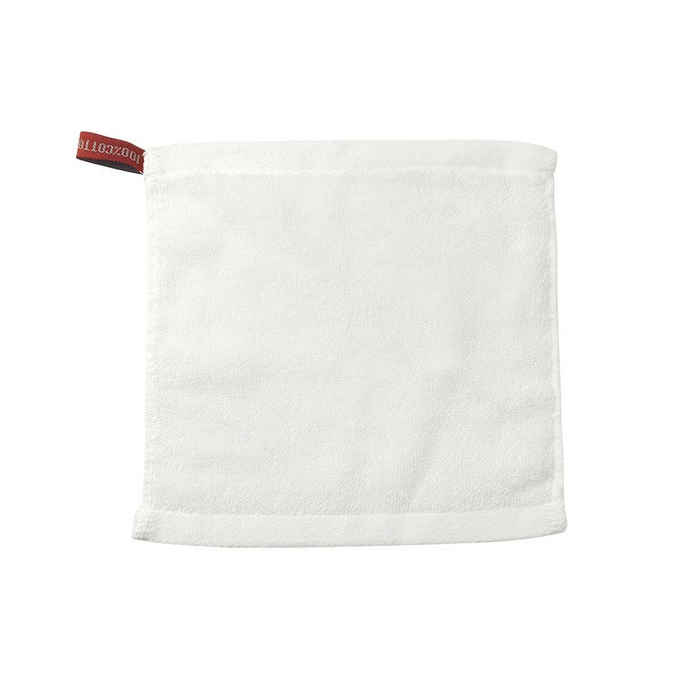 Small Square Towel, All Cotton 20 * 20, Kindergarten Pure Cotton Small Towel, Plain Hook, Hand Wipe Square Towel - V.I.P Digital Presence