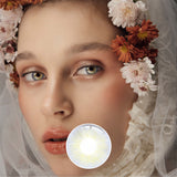 1Pcs FDA Certificate Eyes Beautiful Pupil Colorful Girl Cosplay Contact Lenses Gray - V.I.P Digital Presence