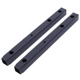 2 bicycle parking racks 22-28 inch wheel supports, maximum tire width 2.15 inches, black painted - V.I.P Digital Presence