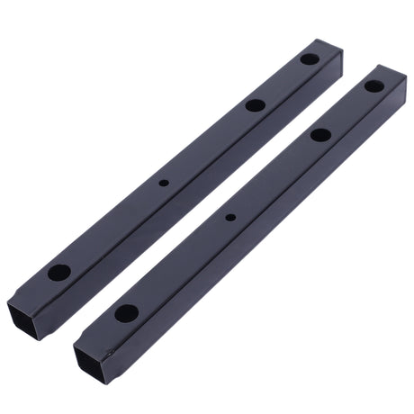 2 bicycle parking racks 22-28 inch wheel supports, maximum tire width 2.15 inches, black painted - V.I.P Digital Presence