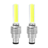 FORAUTO 2PCS Car Wheel LED Light Motocycle Bike Light Tire Valve Cap Decorative Lantern Tire Valve Cap Flash Spoke Neon Lamp - V.I.P Digital Presence