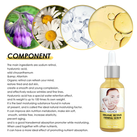 Retinol Firming Serum, Face Lift Firming Skin Hydrating Reduce Fine Lines Essence - V.I.P Digital Presence