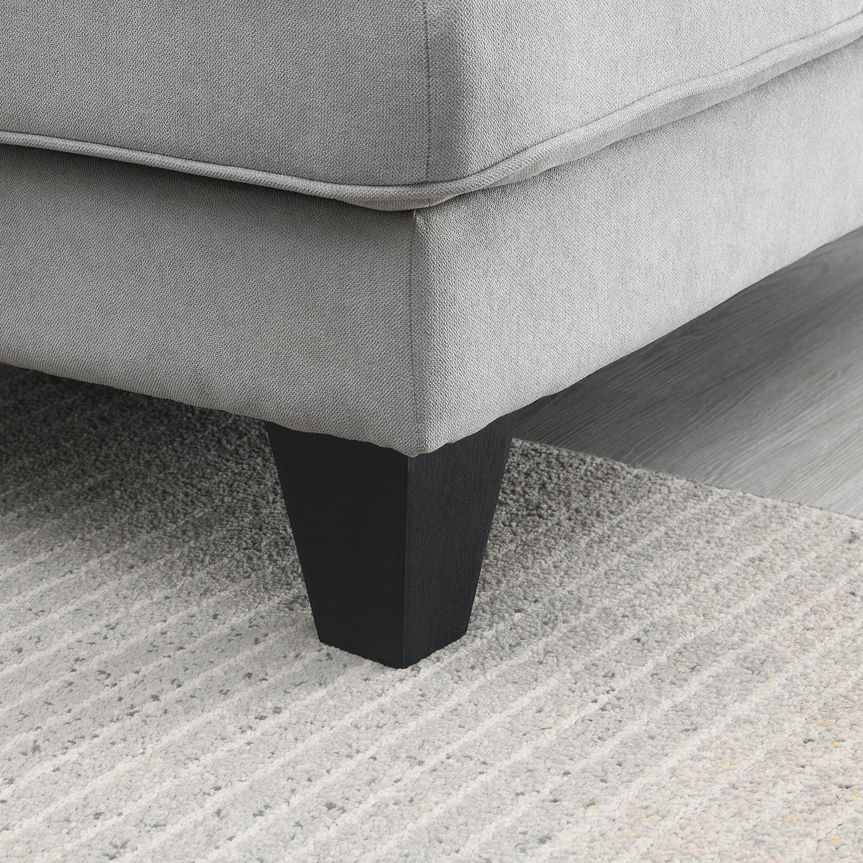 [VIDEO provided] [New] 108*85.5" Modern U Shape Sectional Sofa 7 Seat Fabric Sectional Sofa Set - V.I.P Digital Presence