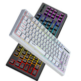 87 key wireless 2.4G film keyboard RGB backlit wireless keyboard - V.I.P Digital Presence