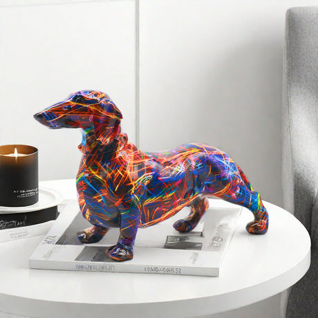 Modern minimalist sausage dog ornaments, creative home wine cabinet decorations, office desktop decorations, handicrafts - V.I.P Digital Presence