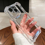 Shockproof Phone Case for iPhone 11 12 13 14 15 Pro Max Plus X XS XR Transparent Acrylic - V.I.P Digital Presence