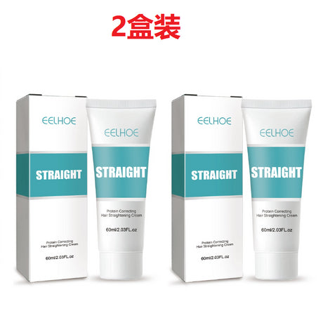 Protein Correction Hair Straightening Cream, Smoothing Frizz Repair Split Damaged Hair Straightening Treatment Cream - V.I.P Digital Presence
