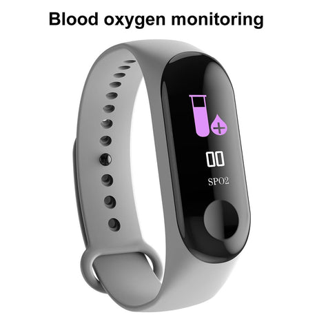 M3 Plus Color IPS Screen Smart Sport Fitness Bracelet IP68 Waterproof Blood Pressure Oxygen Activity Tracker For Men Women - V.I.P Digital Presence