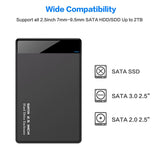 2.5-inch SATA portable hard drive box USB 3.0 portable hard drive protection box - V.I.P Digital Presence