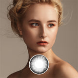 1Pcs FDA Certificate Eyes Beautiful Pupil Colorful Girl Cosplay Contact Lenses Gray(0-600°) - V.I.P Digital Presence