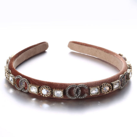 Fine edged glass drill sponge hair hoop - V.I.P Digital Presence