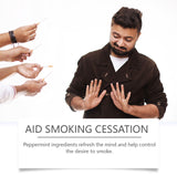 Smoking Cessation Suppressant Inhaler Vitality Energizing Essential Oil Inhaler Cooling Oil Double Hole Inhaler Aids Smoking Cessation Portable Smoking Control Care Inhaler - V.I.P Digital Presence