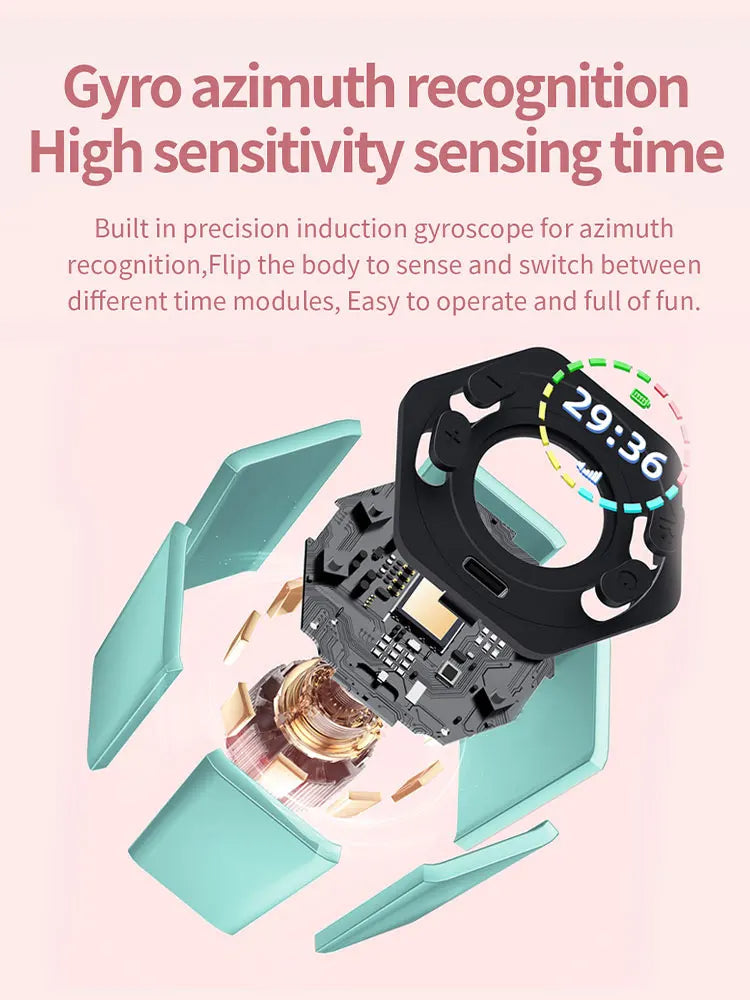 Hexagon Digital Clock Timer Magnetic Cubes Timer Kitchen Hexagon Flip Timer for Studying Cooking Exercising Easy To Use Magnetic - V.I.P Digital Presence