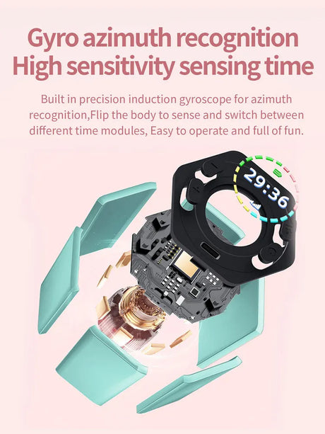 Hexagon Digital Clock Timer Magnetic Cubes Timer Kitchen Hexagon Flip Timer for Studying Cooking Exercising Easy To Use Magnetic - V.I.P Digital Presence